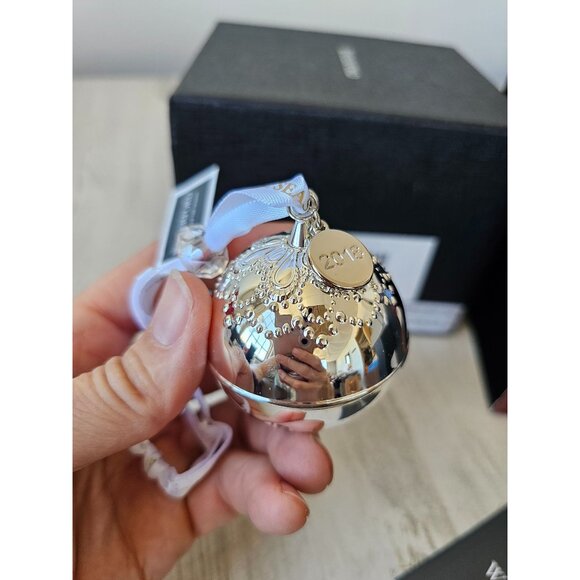 Waterford Bell ornament 2018 silver lighting up season‎ RARE 40032351 Xmas tree - Picture 2 of 6